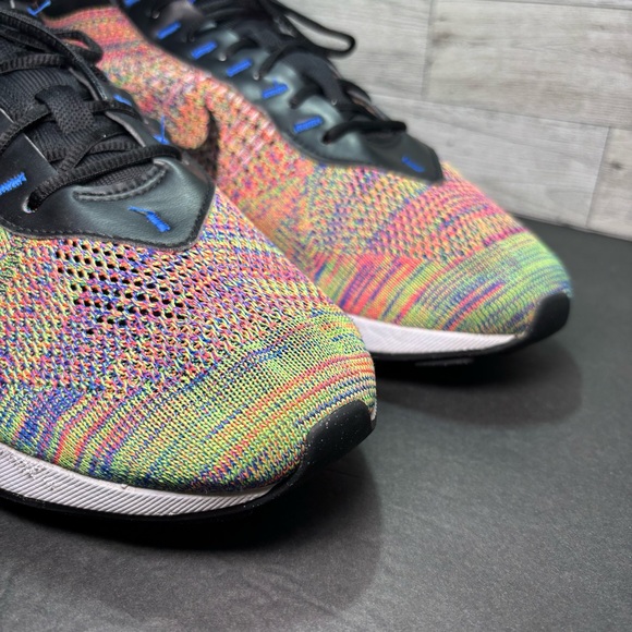 Nike Men's Air Max Flyknit Racer Multicolor Shoes Sneakers Trainers (FD2765-900) - Picture 11 of 13
